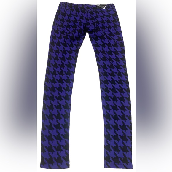 Abbey Dawn by Avril Purple Pants Houndstooth - Picture 3 of 3